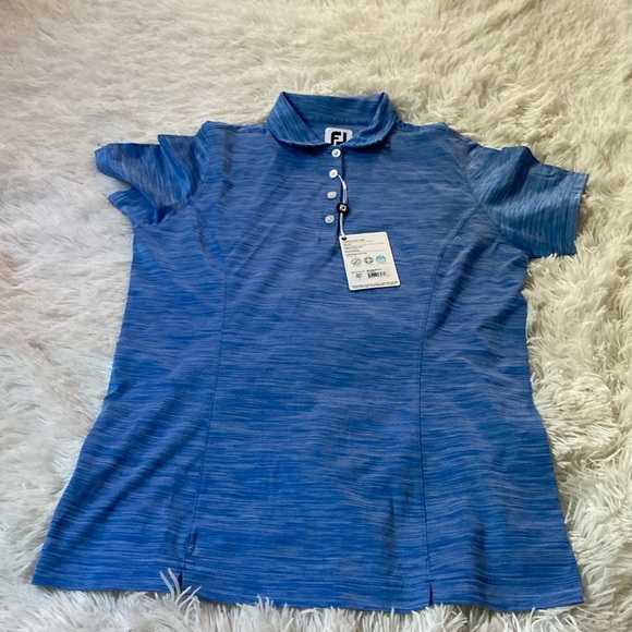 FootJoy Prodry Performance Solid Interlock Golf Polo - Picture 1 of 8